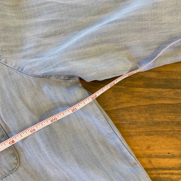 Orvis denim high-low shirt - Picture 4 of 8